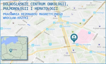 PRACOWNIA REZONANSU MAGNETYCZNEGO - DOLNOŚLĄSKIE CENTRUM ONKOLOGII, PULMONOLOGII I HEMATOLOGII - PL. LUDWIKA HIRSZFELDA 12,  WROCŁAW-KRZYKI