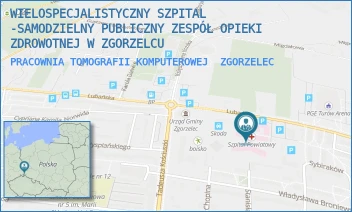 PRACOWNIA TOMOGRAFII KOMPUTEROWEJ - WIELOSPECJALISTYCZNY SZPITAL -SAMODZIELNY PUBLICZNY ZESPÓŁ OPIEKI ZDROWOTNEJ W ZGORZELCU - UL. LUBAŃSKA 11-12,  ZGORZELEC