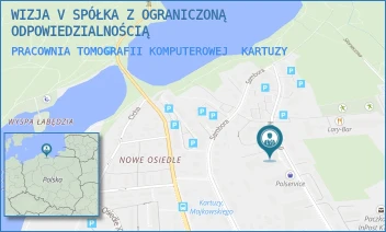 PRACOWNIA TOMOGRAFII KOMPUTEROWEJ - WIZJA V SPÓŁKA Z OGRANICZONĄ ODPOWIEDZIALNOŚCIĄ - UL. MŚCIWOJA II 9,  KARTUZY