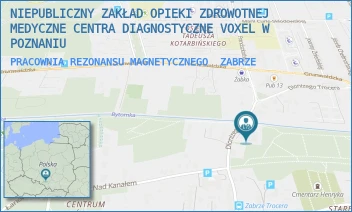 PRACOWNIA REZONANSU MAGNETYCZNEGO - NIEPUBLICZNY ZAKŁAD OPIEKI ZDROWOTNEJ MEDYCZNE CENTRA DIAGNOSTYCZNE VOXEL W POZNANIU - UL. DIONIZEGO TROCERA 39,  ZABRZE
