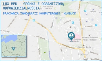PRACOWNIA TOMOGRAFII KOMPUTEROWEJ - LUX MED - SPÓŁKA Z OGRANICZONĄ ODPOWIEDZIALNOŚCIĄ - UL. 11 LISTOPADA 5 E,  KŁOBUCK