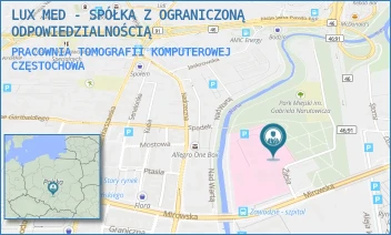 PRACOWNIA TOMOGRAFII KOMPUTEROWEJ - LUX MED - SPÓŁKA Z OGRANICZONĄ ODPOWIEDZIALNOŚCIĄ - UL. MIROWSKA 15,  CZĘSTOCHOWA