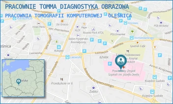 PRACOWNIA TOMOGRAFII KOMPUTEROWEJ - PRACOWNIE TOMMA DIAGNOSTYKA OBRAZOWA - UL. ARMII KRAJOWEJ 1,  OLEŚNICA