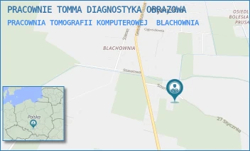 PRACOWNIA TOMOGRAFII KOMPUTEROWEJ - PRACOWNIE TOMMA DIAGNOSTYKA OBRAZOWA - UL. SOSNOWA 16,  BLACHOWNIA