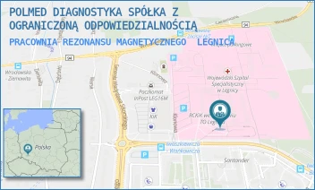 PRACOWNIA REZONANSU MAGNETYCZNEGO - POLMED DIAGNOSTYKA SPÓŁKA Z OGRANICZONĄ ODPOWIEDZIALNOŚCIĄ - UL. JAROSŁAWA IWASZKIEWICZA 5,  LEGNICA