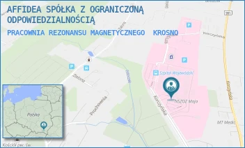 PRACOWNIA REZONANSU MAGNETYCZNEGO - AFFIDEA SPÓŁKA Z OGRANICZONĄ ODPOWIEDZIALNOŚCIĄ - UL. KORCZYŃSKA 57,  KROSNO
