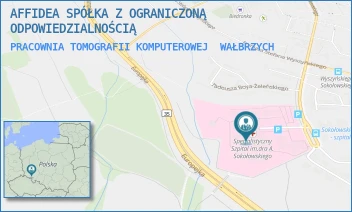 PRACOWNIA TOMOGRAFII KOMPUTEROWEJ - AFFIDEA SPÓŁKA Z OGRANICZONĄ ODPOWIEDZIALNOŚCIĄ - UL. ALFREDA SOKOŁOWSKIEGO 4,  WAŁBRZYCH
