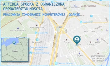 PRACOWNIA TOMOGRAFII KOMPUTEROWEJ - AFFIDEA SPÓŁKA Z OGRANICZONĄ ODPOWIEDZIALNOŚCIĄ - UL. RAJSKA 10,  GDAŃSK
