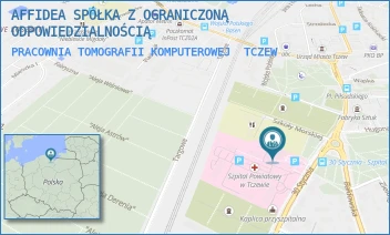 PRACOWNIA TOMOGRAFII KOMPUTEROWEJ - AFFIDEA SPÓŁKA Z OGRANICZONĄ ODPOWIEDZIALNOŚCIĄ - UL. 30 STYCZNIA 57/58,  TCZEW