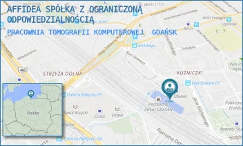 PRACOWNIA TOMOGRAFII KOMPUTEROWEJ - AFFIDEA SPÓŁKA Z OGRANICZONĄ ODPOWIEDZIALNOŚCIĄ - UL. JANA KILIŃSKIEGO 4,  GDAŃSK