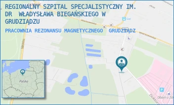 PRACOWNIA REZONANSU MAGNETYCZNEGO - REGIONALNY SZPITAL SPECJALISTYCZNY IM. DR  WŁADYSŁAWA BIEGAŃSKIEGO W GRUDZIĄDZU - RYDYGIERA 15/17,  GRUDZIĄDZ