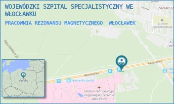 PRACOWNIA REZONANSU MAGNETYCZNEGO - WOJEWÓDZKI SZPITAL SPECJALISTYCZNY WE WŁOCŁAWKU - WIENIECKA 49,  WŁOCŁAWEK