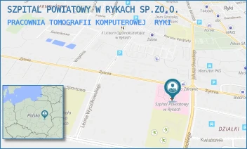 PRACOWNIA TOMOGRAFII KOMPUTEROWEJ - SZPITAL POWIATOWY W RYKACH SP.ZO.O. - ŻYTNIA 23,  RYKI