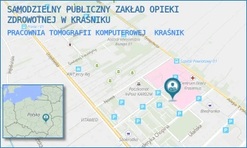PRACOWNIA TOMOGRAFII KOMPUTEROWEJ - SAMODZIELNY PUBLICZNY ZAKŁAD OPIEKI ZDROWOTNEJ W KRAŚNIKU - CHOPINA 13,  KRAŚNIK