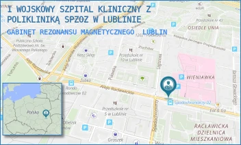 GABINET REZONANSU MAGNETYCZNEGO - 1 WOJSKOWY SZPITAL KLINICZNY  Z POLIKLINIKĄ SAMODZIELNY PUBLICZNY ZAKŁAD OPIEKI ZDROWOTNEJ W LUBLINIE - AL. RACŁAWICKIE 23,  LUBLIN