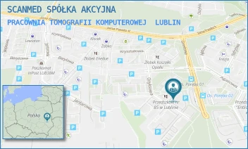 PRACOWNIA TOMOGRAFII KOMPUTEROWEJ - SCANMED SPÓŁKA AKCYJNA - ONYKSOWA 10,  LUBLIN