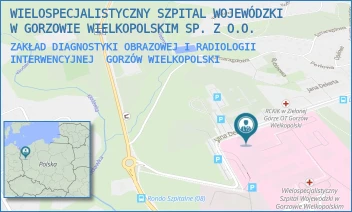 ZAKŁAD DIAGNOSTYKI OBRAZOWEJ I RADIOLOGII INTERWENCYJNEJ - WIELOSPECJALISTYCZNY SZPITAL WOJEWÓDZKI W GORZOWIE WIELKOPOLSKIM SP. Z O.O. - UL. JANA DEKERTA 1,  GORZÓW WIELKOPOLSKI