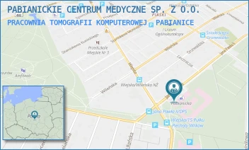 PRACOWNIA TOMOGRAFII KOMPUTEROWEJ - PABIANICKIE CENTRUM MEDYCZNE SP. Z O.O. - UL. JANA PAWŁA II 68,  PABIANICE