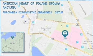 PRACOWNIA DIAGNOSTYKI OBRAZOWEJ - AMERICAN HEART OF POLAND SPÓŁKA AKCYJNA - UL. REJA 12, SZTUM