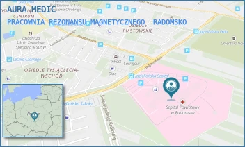 PRACOWNIA REZONANSU MAGNETYCZNEGO - AURA MEDIC SPÓŁKA Z OGRANICZONĄ ODPOWIEDZIALOŚCIĄ - JAGIELLOŃSKA 36,  RADOMSKO