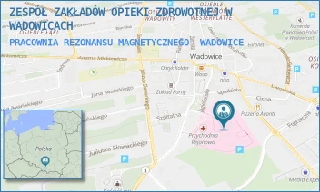 PRACOWNIA REZONANSU MAGNETYCZNEGO - ZESPÓŁ ZAKŁADÓW OPIEKI ZDROWOTNEJ W WADOWICACH - UL. KARMELICKA 7A,  WADOWICE