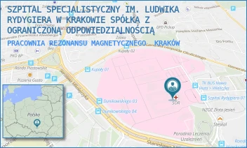PRACOWNIA REZONANSU MAGNETYCZNEGO - SZPITAL SPECJALISTYCZNY IM. LUDWIKA RYDYGIERA W KRAKOWIE SPÓŁKA Z OGRANICZONĄ ODPOWIEDZIALNOŚCIĄ - OSIEDLE ZŁOTEJ JESIENI 1,  KRAKÓW