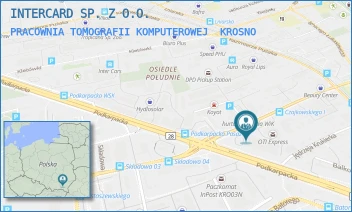 PRACOWNIA TOMOGRAFII KOMPUTEROWEJ - INTERCARD SP. Z O.O. - UL. FELIKSA CZAJKOWSKIEGO 55B,  KROSNO