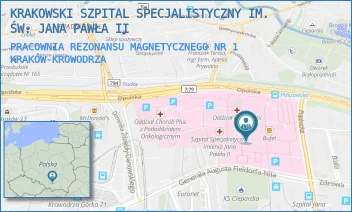 PRACOWNIA REZONANSU MAGNETYCZNEGO NR 1 - KRAKOWSKI SZPITAL SPECJALISTYCZNY IM. ŚW. JANA PAWŁA II - UL. PRĄDNICKA 80,  KRAKÓW-KROWODRZA