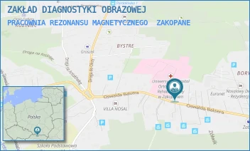 PRACOWNIA REZONANSU MAGNETYCZNEGO - ZAKŁAD DIAGNOSTYKI OBRAZOWEJ - UL. UL.OSWALDA BALZERA 15,  ZAKOPANE