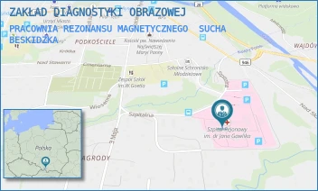 PRACOWNIA REZONANSU MAGNETYCZNEGO - ZAKŁAD DIAGNOSTYKI OBRAZOWEJ - UL. UL.SZPITALNA 22,  SUCHA BESKIDZKA