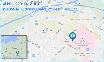PRACOWNIA REZONANSU MAGNETYCZNEGO - ALMED SPÓŁKA Z O.O. - UL. WĘGIERSKA 21, GORLICE