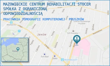PRACOWNIA TOMOGRAFII KOMPUTEROWEJ - MAZOWIECKIE CENTRUM REHABILITACJI STOCER SPÓŁKA Z OGRANICZONĄ ODPOWIEDZIALNOŚCIĄ - WARSZTATOWA 1,  PRUSZKÓW