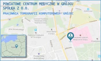 PRACOWNIA TOMOGRAFII KOMPUTEROWEJ - POWIATOWE CENTRUM MEDYCZNE W GRÓJCU SPÓŁKA Z O.O. - PIOTRA SKARGI 10,  GRÓJEC