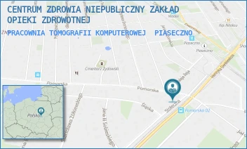 PRACOWNIA TOMOGRAFII KOMPUTEROWEJ - CENTRUM ZDROWIA ADAM MUSZYŃSKI SPÓŁKA KOMANDYTOWO-AKCYJNA - POMORSKA 1,  PIASECZNO
