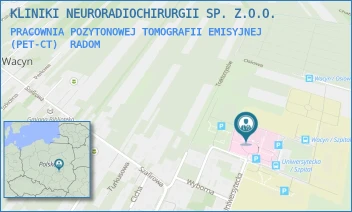 PRACOWNIA POZYTONOWEJ TOMOGRAFII EMISYJNEJ (PET-CT) - KLINIKI NEURORADIOCHIRURGII SP. Z.O.O. - UNIWERSYTECKA 6A,  RADOM