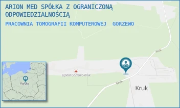 PRACOWNIA TOMOGRAFII KOMPUTEROWEJ - ARION MED SPÓŁKA Z OGRANICZONĄ ODPOWIEDZIALNOŚCIĄ - KRUK 5/-,  GORZEWO