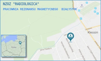 PRACOWNIA REZONANSU MAGNETYCNEGO - NZOZ "RADIOLOGICA" - ADAMA MICKIEWICZA 25,  BIAŁYSTOK