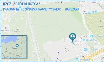 PRACOWNIA REZONANSU MAGNETYCZNEGO - NZOZ "RADIOLOGICA" - FORT WOLA 22,  WARSZAWA