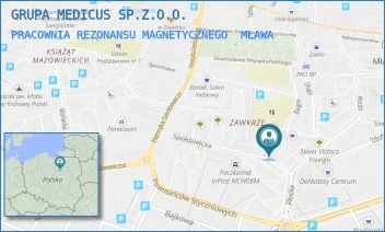 PRACOWNIA REZONANSU MAGNETYCZNEGO - GRUPA MEDICUS SP.Z.O.O. - SPÓŁDZIELCZA 2,  MŁAWA