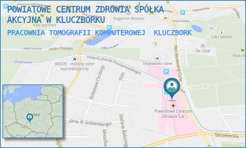 PRACOWNIA TOMOGRAFII KOMPUTEROWEJ - POWIATOWE CENTRUM ZDROWIA SPÓŁKA AKCYJNA W KLUCZBORKU - UL. M.C.SKŁODOWSKIEJ 23,  KLUCZBORK