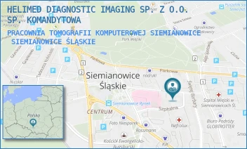 PRACOWNIA TOMOGRAFII KOMPUTEROWEJ SIEMIANOWICE - HELIMED DIAGNOSTIC IMAGING SP. Z O.O. SP. KOMANDYTOWA - UL. JANA PAWŁA II 1,  SIEMIANOWICE ŚLĄSKIE