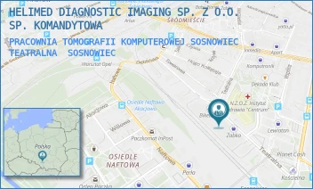 PRACOWNIA TOMOGRAFII KOMPUTEROWEJ SOSNOWIEC TEATRALNA - HELIMED DIAGNOSTIC IMAGING SP. Z O.O. SP. KOMANDYTOWA - UL. TEATRALNA 11,  SOSNOWIEC