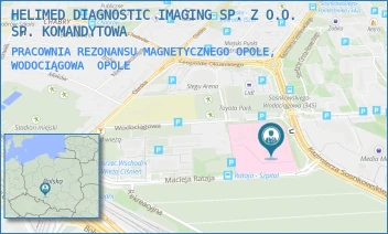 PRACOWNIA REZONANSU MAGNETYCZNEGO OPOLE, WODOCIĄGOWA - HELIMED DIAGNOSTIC IMAGING SP. Z O.O. SP. KOMANDYTOWA - UL. WODOCIĄGOWA 4,  OPOLE
