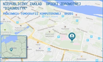 PRACOWNIA TOMOGRAFII KOMPUTEROWEJ - NIEPUBLICZNY ZAKŁAD  OPIEKI ZDROWOTNEJ "DIAGNOSTYK" - UL. SERGIUSZA MOSSORA 1,  BRZEG