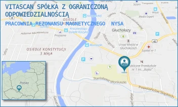 PRACOWNIA REZONANSU MAGNETYCZNEGO - VITASCAN SPÓŁKA Z OGRANICZONĄ ODPOWIEDZIALNOŚCIĄ - UL. BOHATERÓW WARSZAWY 23-23A,  NYSA