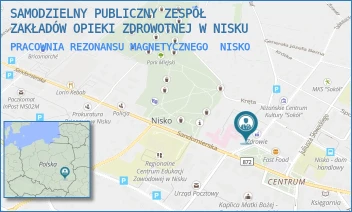 PRACOWNIA REZONANSU MAGNETYCZNEGO - SAMODZIELNY PUBLICZNY ZESPÓŁ ZAKŁADÓW OPIEKI ZDROWOTNEJ W NISKU - KOŚCIUSZKI 1,  NISKO