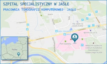 PRACOWNIA TOMOGRAFII KOMPUTEROWEJ - SZPITAL SPECJALISTYCZNY W JAŚLE - UL. LWOWSKA 22,  JASŁO