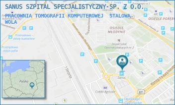 PRACOWNIA TOMOGRAFII KOMPUTEROWEJ - SANUS SZPITAL SPECJALISTYCZNY SP. Z O.O. - UL. WOJSKA POLSKIEGO 5,  STALOWA WOLA