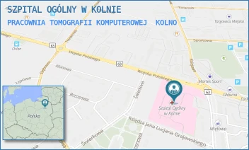 PRACOWNIA TOMOGRAFII KOMPUTEROWEJ - SZPITAL OGÓLNY W KOLNIE - WOJSKA POLSKIEGO 69,  KOLNO