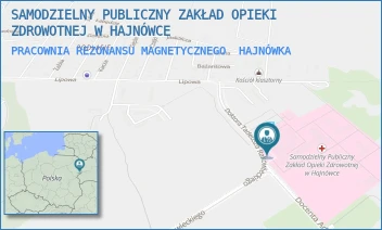 PRACOWNIA REZONANSU MAGNETYCZNEGO - SAMODZIELNY PUBLICZNY ZAKŁAD OPIEKI ZDROWOTNEJ W HAJNÓWCE - DOC. ADAMA DOWGIRDA 9,  HAJNÓWKA